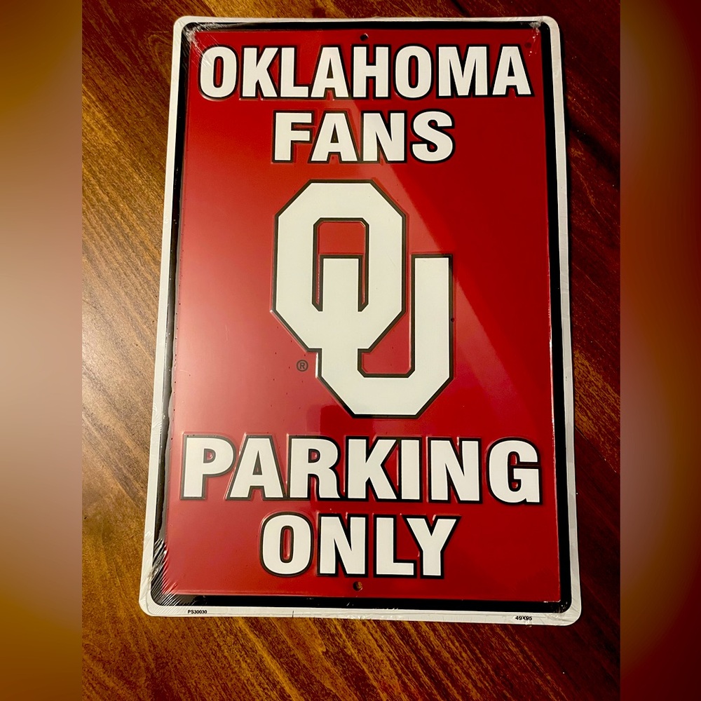New Oklahoma Sooners  university Fan / man-cave metal sign
